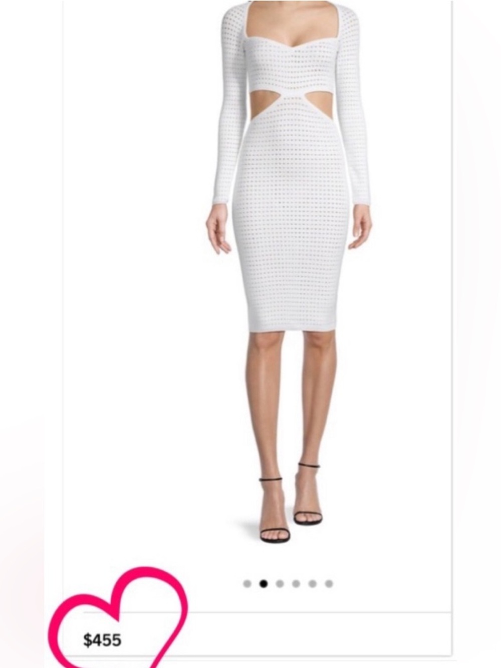 VICTOR GLEMAUD New knit cut out dress sexy $455 now at Saks!